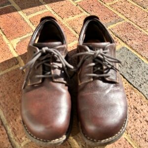 Carolina CA3580 ESD Aluminum Toe Brown Leather Oxford Work Shoes Men's Size 12 D